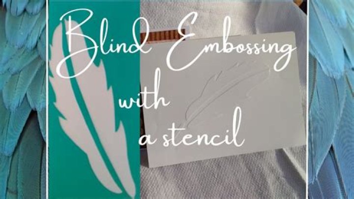 Blind embossing - How To Discuss