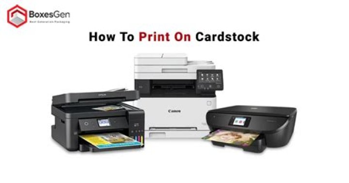 Can my printer print on cardstock