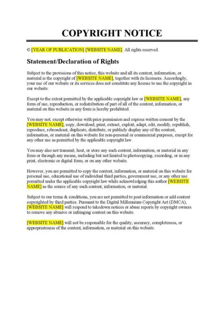 Copyright - How To Discuss