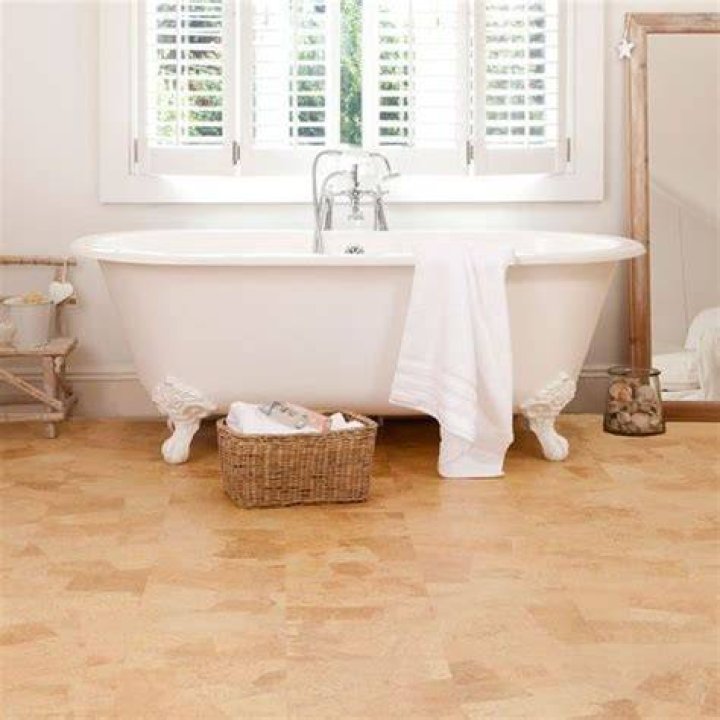 cork bathroom flooring