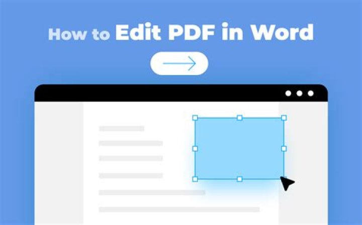 edit pdf in word