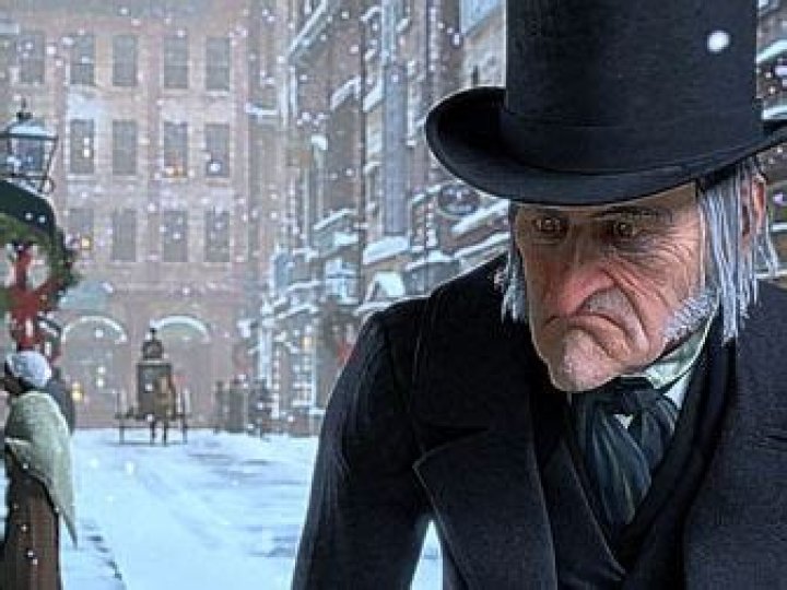 How is Scrooge presented in Stave 1