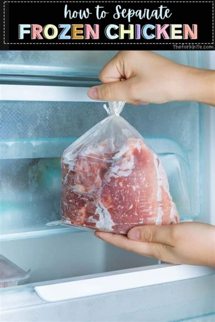 How To Separate Frozen Chicken