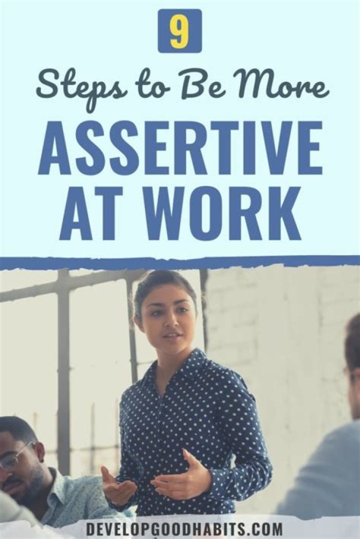 Others At Work See Me As Assertive