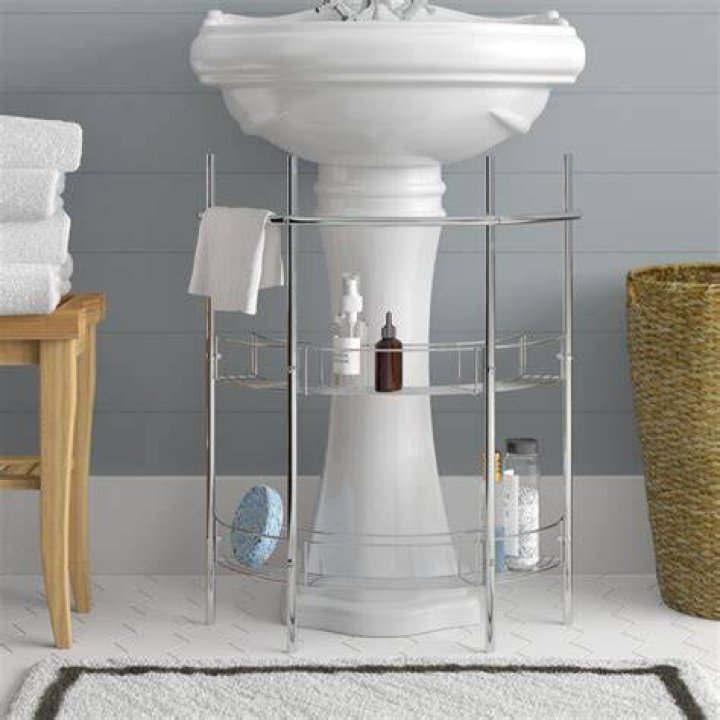 pedestal sink storage