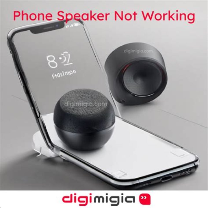 phone speaker not working