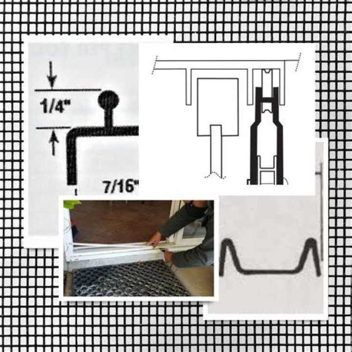 sliding screen door track