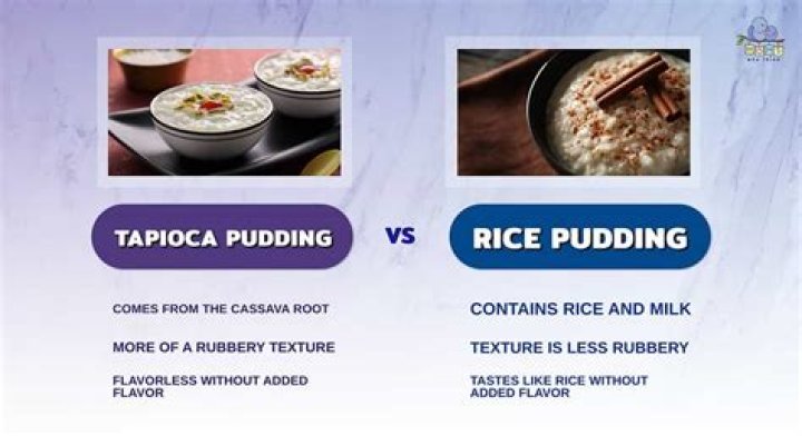 Tapioca Vs Rice Pudding - How To Discuss