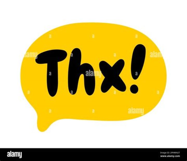 Thx - Thanks