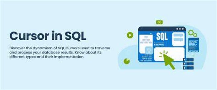 What is a SQL cursor used for