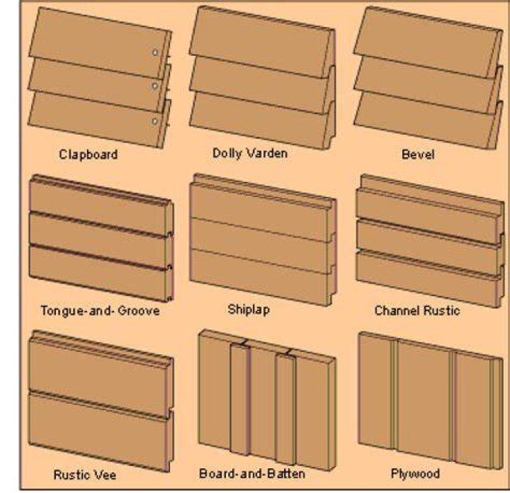 wood clapboard siding